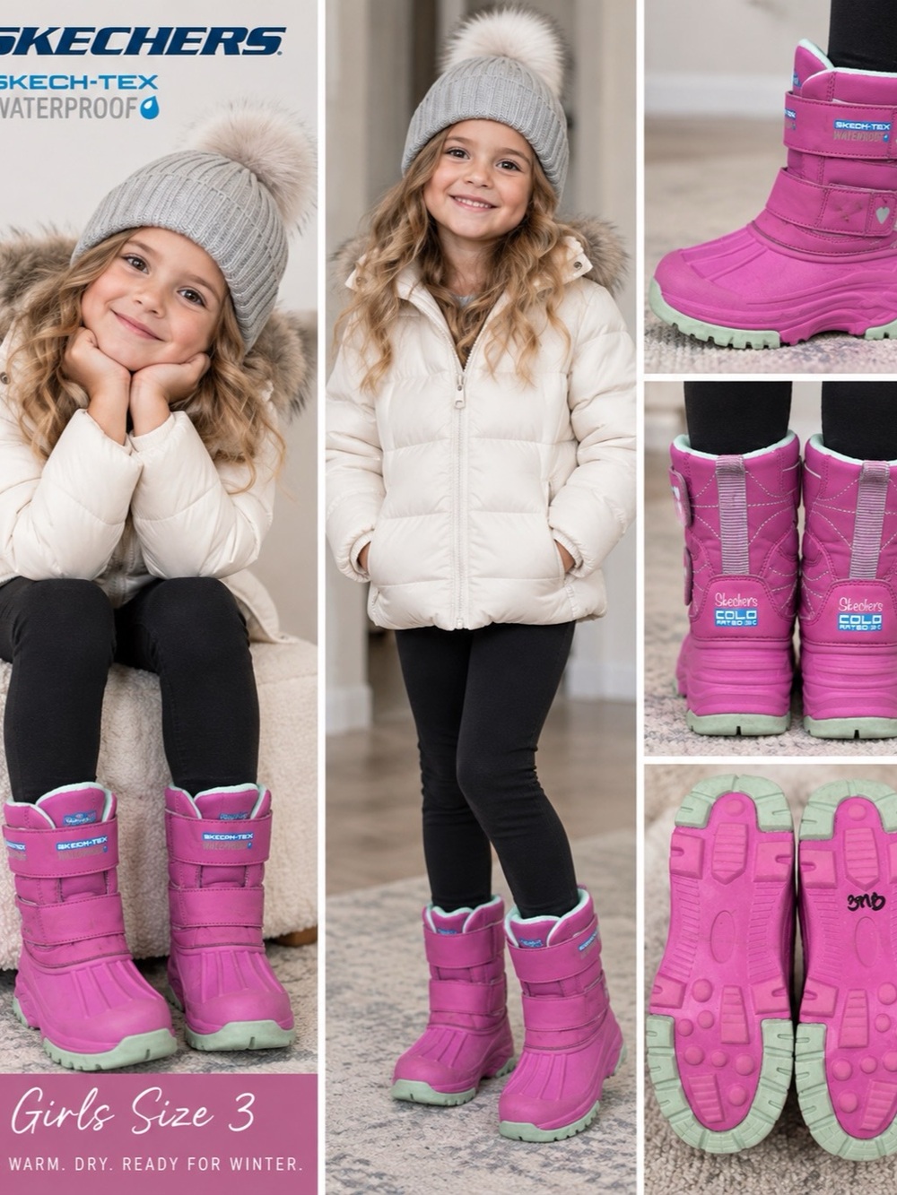 Sketchers Sketch-Tex girls winter boots 3